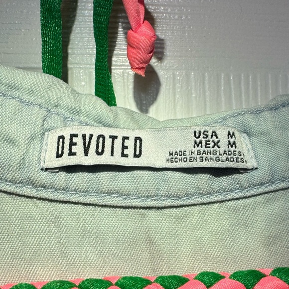 💜 3 for 33 Devoted light denim Sleeveless Blue Dress NWT - Picture 3 of 9